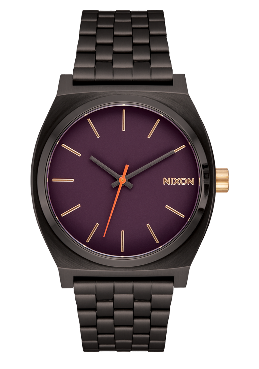 Time Teller - Gunmetal / Blackberry / Gold View 1