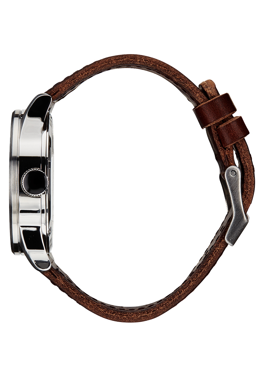 Sentry Leather - Blue / Brown View 2