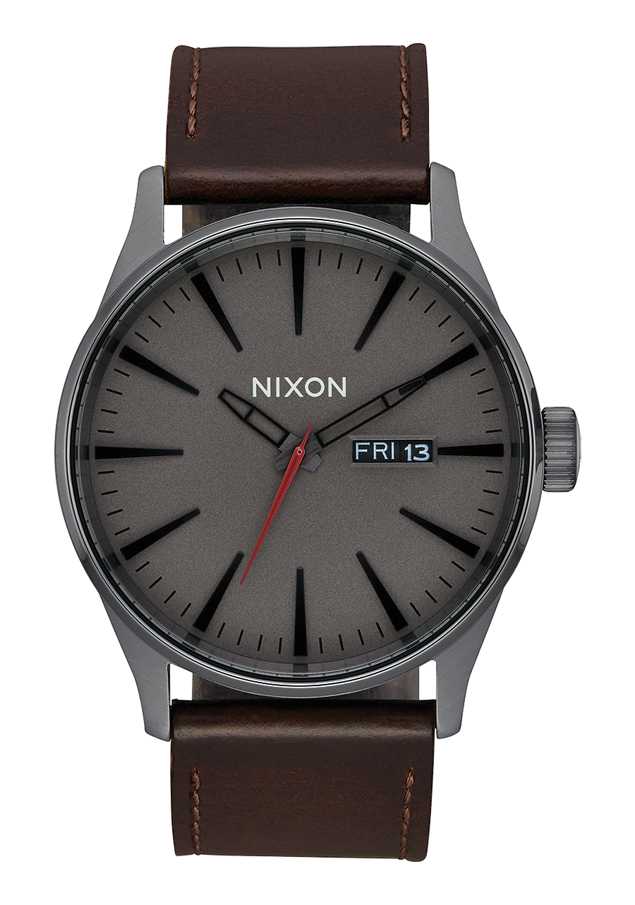 Sentry Leather - Gunmetal / Black / Dark Brown View 1