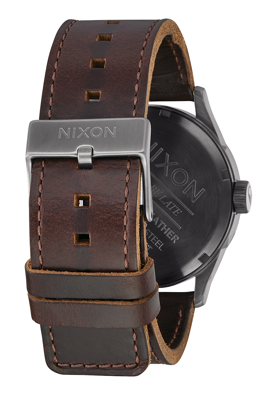 Sentry Leather - Gunmetal / Black / Dark Brown View 3