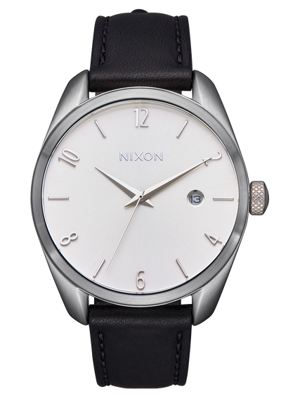 Thalia Leather - Silver / Black