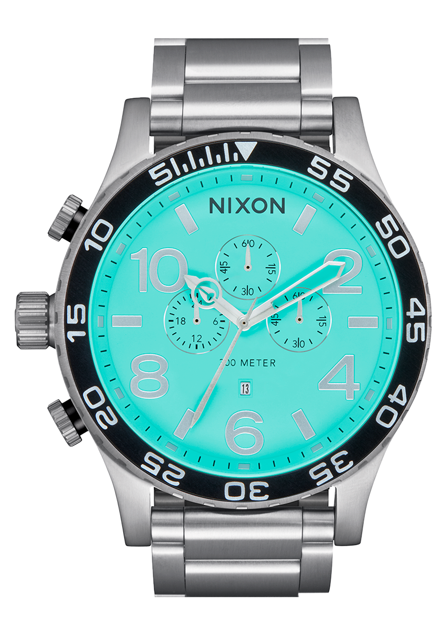 51-30 Chrono - Silver / Turquoise View 1