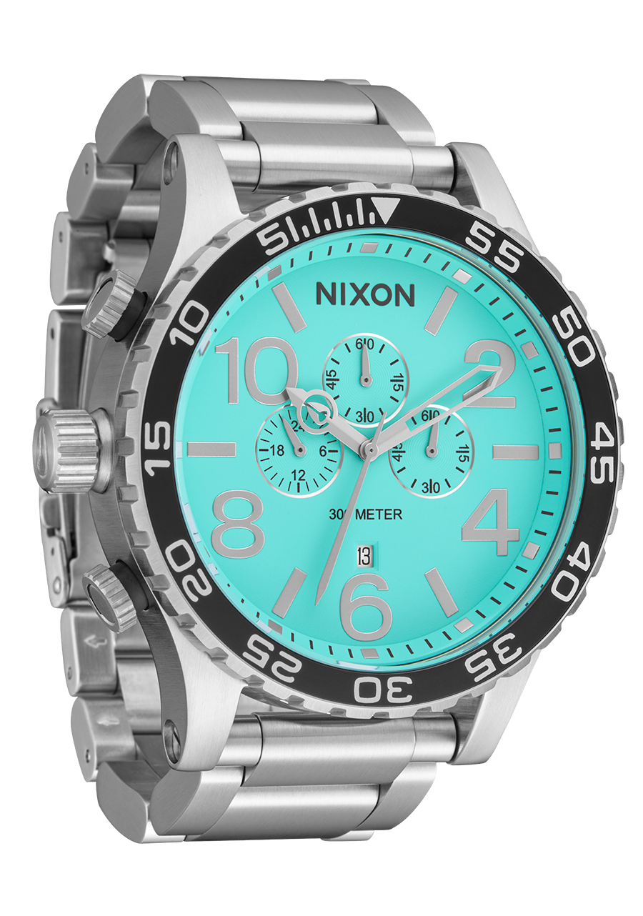 51-30 Chrono - Silver / Turquoise View 2