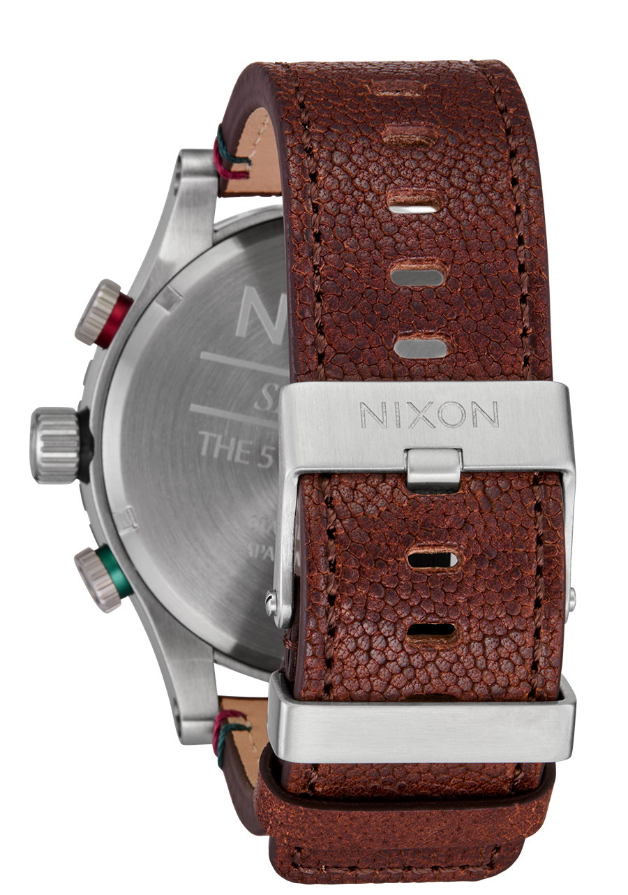 51-30 Chrono Leather - Silver / Rosewood / Chocolate View 4