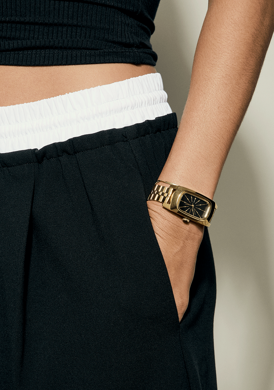 Frankie - Mid Century / Gold / Black View 8