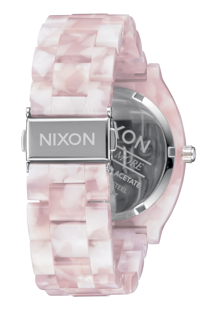 Time Teller Acetate Watch | Pink / Silver | Unisex Acetate – Nixon EU