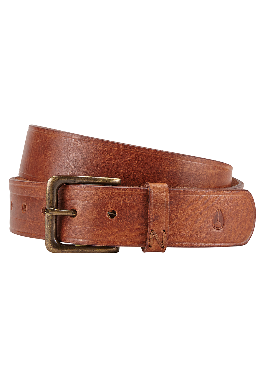 DNA Leather Belt - Brown Wash View 1
