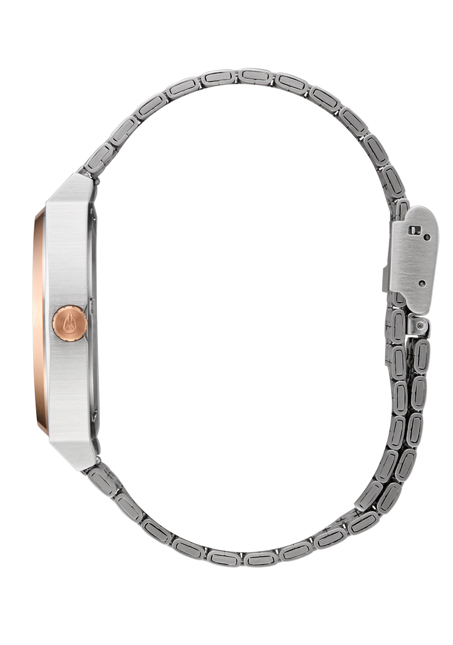 Time Teller - Silver / Rose Gold / Black View 3