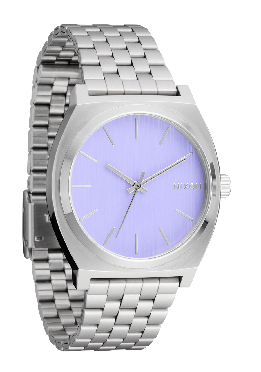 Time Teller - Silver / Lavender View 2
