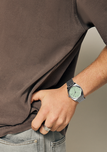 Time Teller - Silver / Pistachio View 9