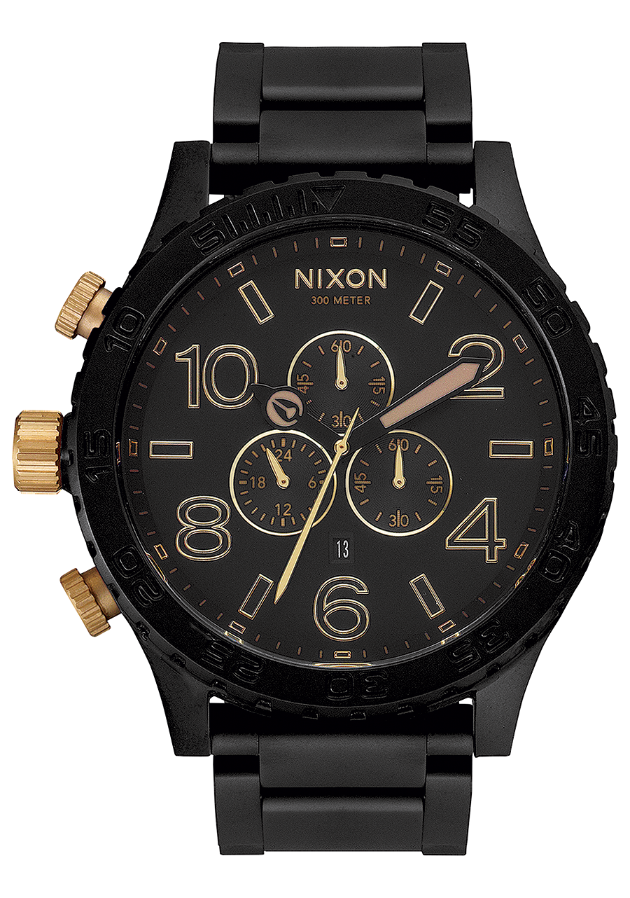 51-30 Chrono - Matte Black / Gold View 1