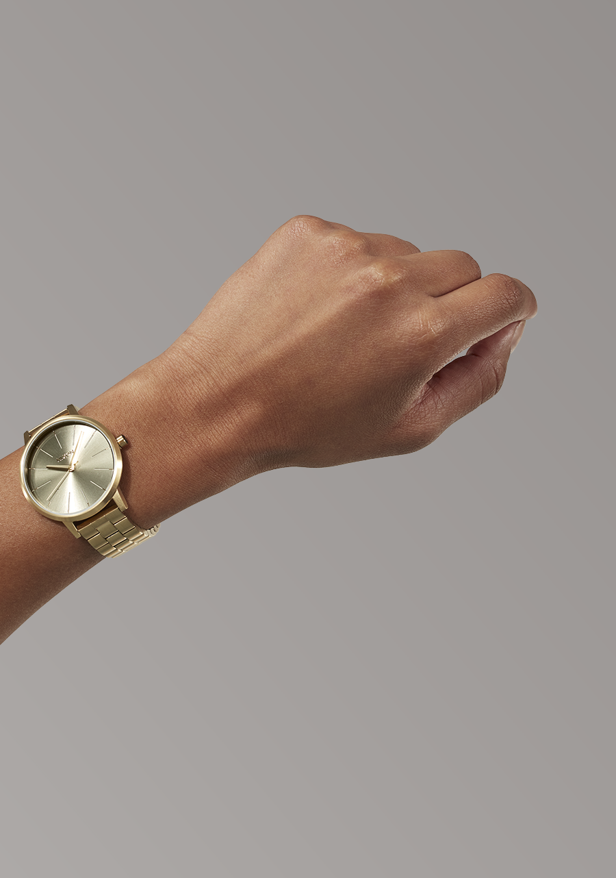 Nixon kensington gold outlet