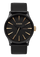 Sentry Leather - Matte Black / Gold