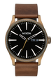 Sentry Leather - Brass / Black / Brown