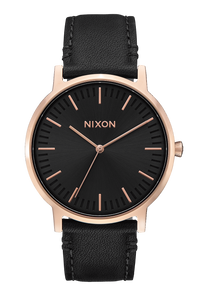 Porter Leather - Rose Gold / Black View 1