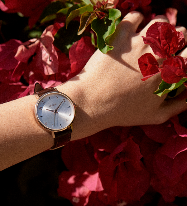 Arrow Leather - Rose Gold / Silver