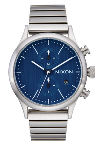 Station Chrono - Silver / Indigo View 1