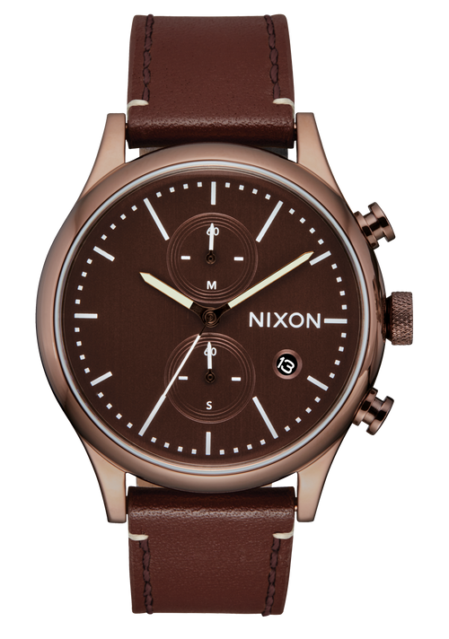 Station Chrono Leather - Chocolate / Cappuccino / Brown