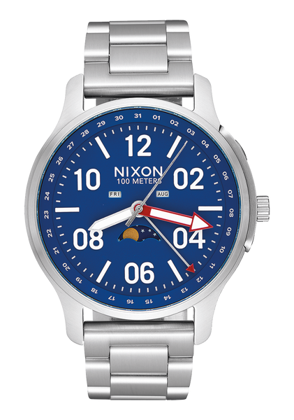 ⭐︎激レア⭐︎ NIXON ニクソンTHE ASCENDER ブルー Ascender Watch | Silver / Blue | Men's – Nixon EU