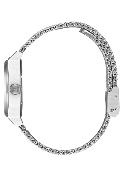 Medium Time Teller Milanese - All Silver View 2