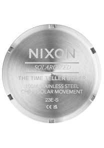 Time Teller Solar - Silver / White Lume View 5