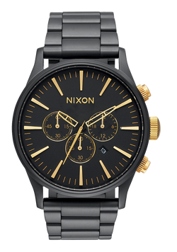 Sentry Chrono - Matte Black / Gold