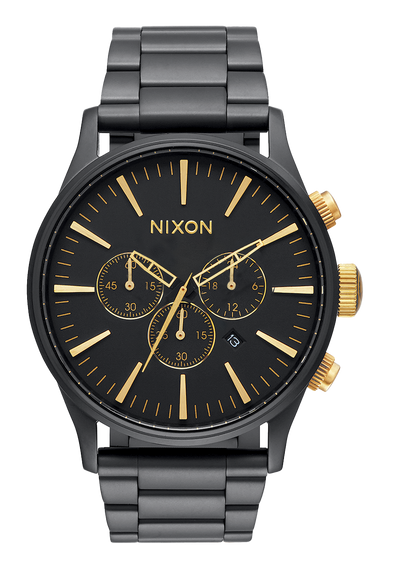 Sentry Chrono - Matte Black / Gold