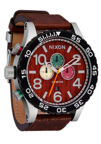 51-30 Chrono Leather - Silver / Rosewood / Chocolate View 2
