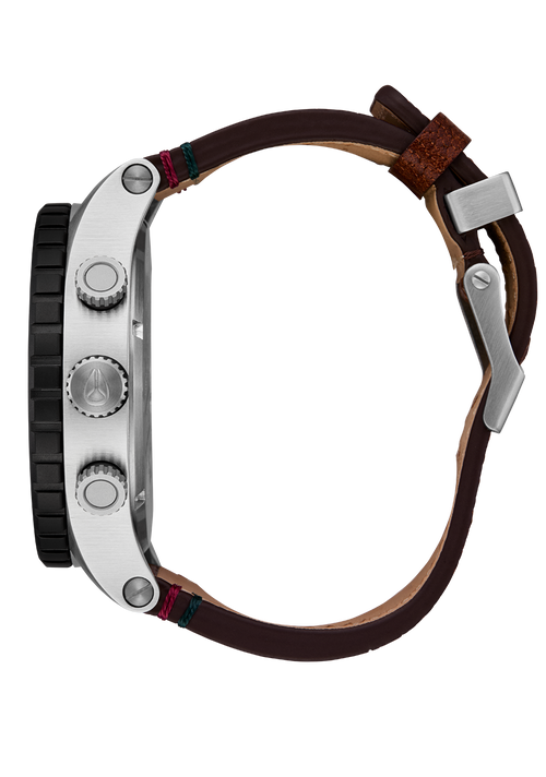 51-30 Chrono Leather - Silver / Rosewood / Chocolate