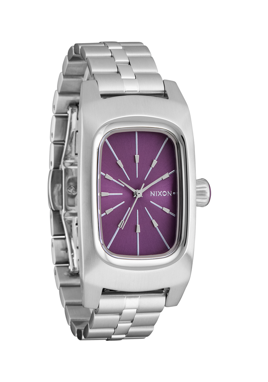 Frankie - Mid Century / Silver / Purple Sunray View 2