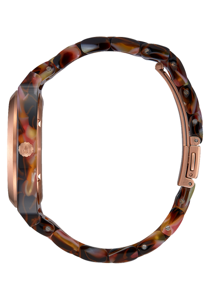 Time Teller Acetate - Rose Gold / Pink Tortoise View 2