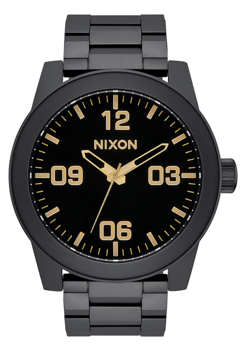 Corporal Stainless Steel - Matte Black / Gold