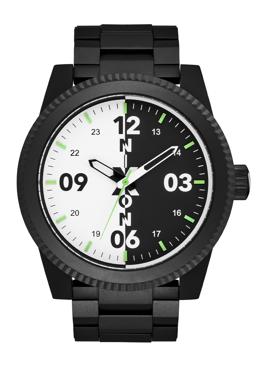 Corporal Stainless Steel - Black / White / Black View 1