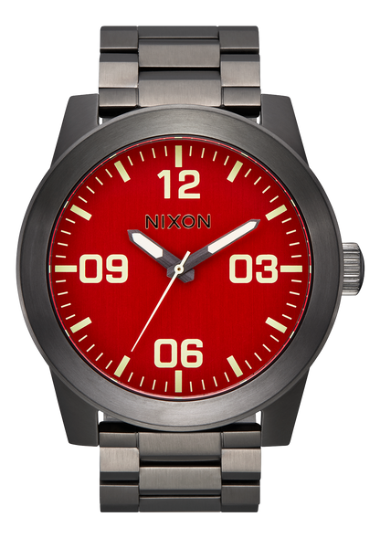 Corporal Stainless Steel - Red / Gunmetal View 1