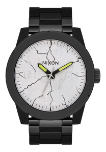 
Nixon Corporal Stainless Steel Watch - Analog - Black / And Justice For All - View 1