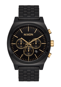 Time Teller Chrono - Black / Black / Gold View 1