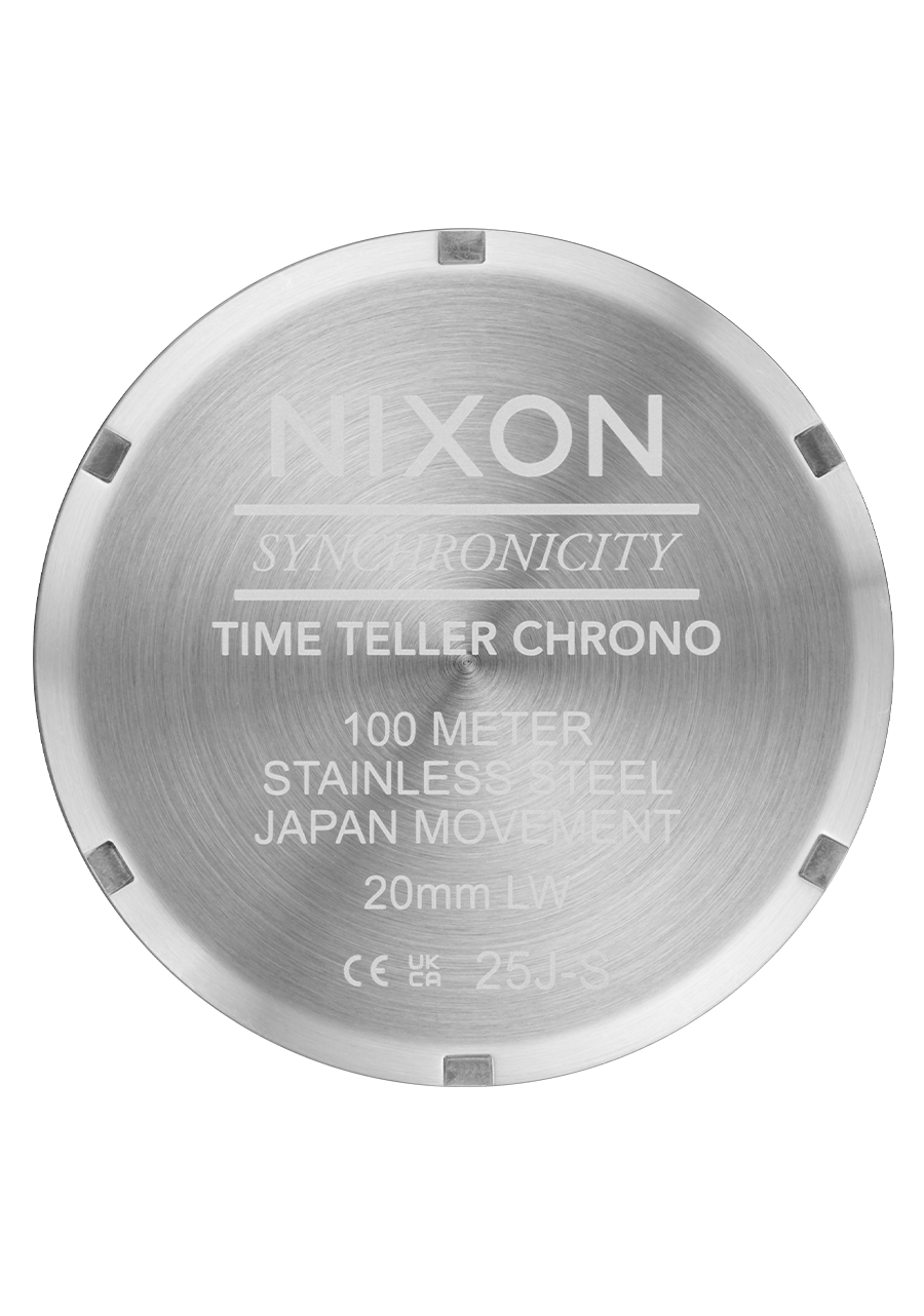 Time Teller Chrono - Silver / Purple Sunray View 5
