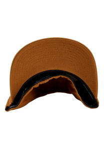 Deep Down Flexfit Athletic Fit Hat - Brown / Black View 4