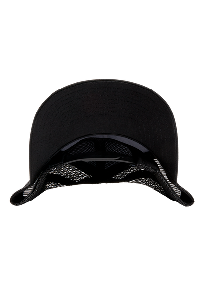 Iconed Trucker Hat - Black / Black View 4