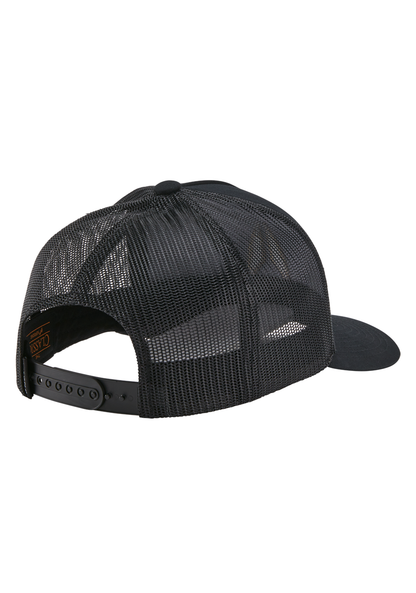 Iconed Trucker Hat - Black / Khaki View 2