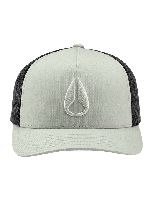 Iconed Trucker Hat - Moss Mist / Black