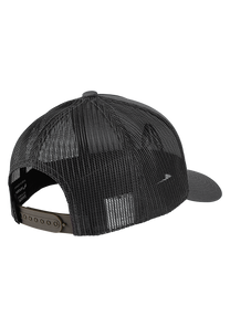 Iconed Trucker Hat - Charcoal / Black View 2