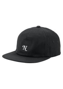 Yorker Snapback Hat - Black View 1