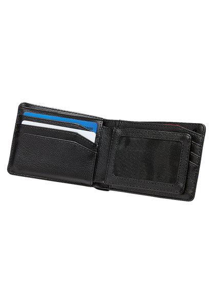 Pass Vegan Leather Wallet - Black View 2