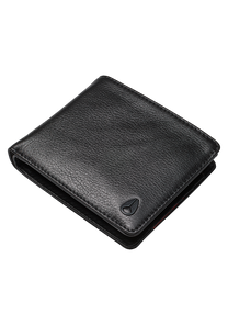 Pass Leather Coin Wallet - Black View 1