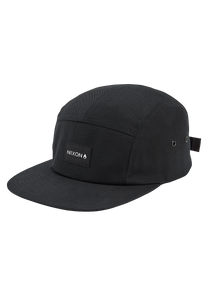 Mikey 5 Panel Hat - Black View 1