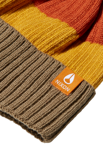 Schrader Pom Beanie - Vintage Orange Multi View 2