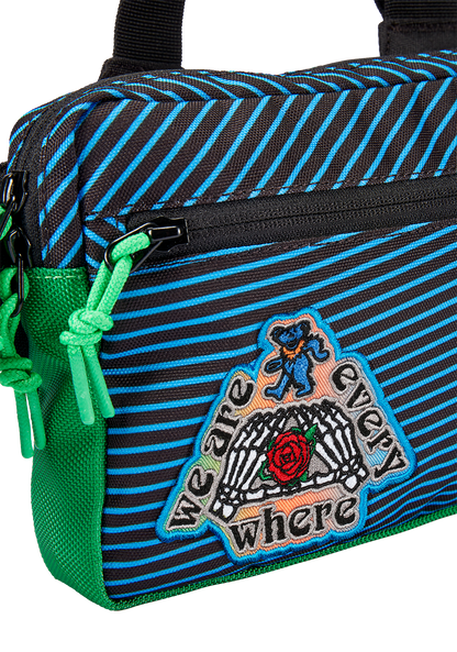 Grateful Dead Bandit Bag - Black / Blue / Green View 6