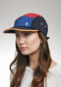 Mikey Tech Strapback - Navy / Multi View 7