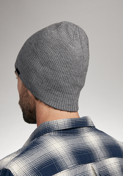 Kingman Wool Beanie - Heather Gray View 4